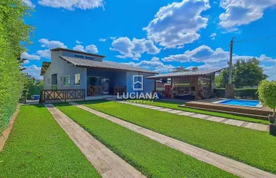 4 suítes e pub! casa para venda em condomínio fechado - gravatá/pe