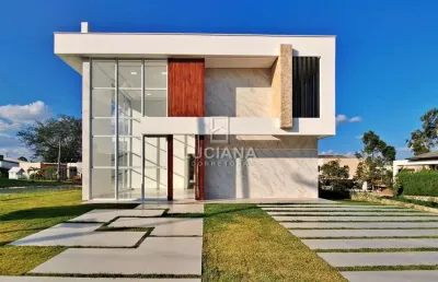 Lançamento! casa com 4 suítes em condomínio de alto padrão!