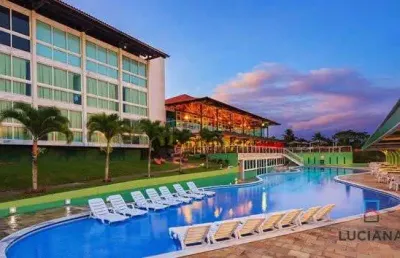 Oportunidade! flat à venda no villa hípica resort 3 quartos