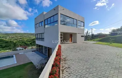 Alto padrão! casa com 5 quartos em condomínio fechado - gravatá/pe