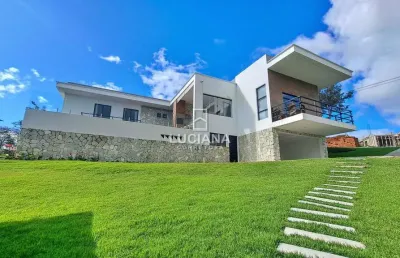 Incrível! casa com 4 suítes em condomínio de alto padrão em gravatá/pe