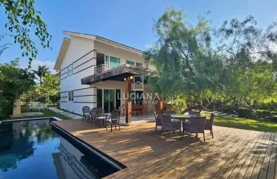 Alto padrão! excelente casa com 6 suítes em condomínio referência!
