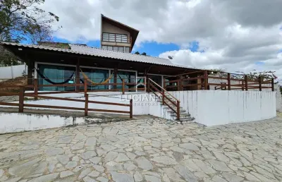 Vista incrível! casa com 3 suítes em condomínio country - gravatá/pe