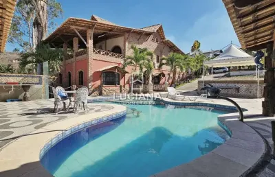 Perto do centro da cidade! casa com 8 quartos em condomínio - gravatá/pe