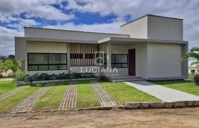 Linda casa com 5 suítes em condomínio de alto padrão em gravatá/pe