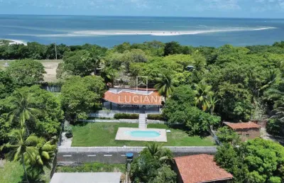Pertinho da praia! casa de praia com vista panorâmica em barra de catuama