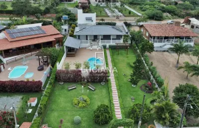 Estilo campo! casa com 4 quartos e piscina em condomínio em gravatá/pe