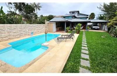 Casa luxuosa a venda no condomínio viva mar, unamar, cabo frio - 842m2