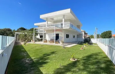 Casa a beira da lagoa em praia seca - araruama com 503m², 5 quartos, a venda, por r$1.500.000,00