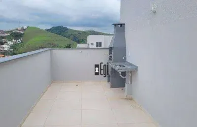 Cobertura com 2 dormitórios à venda, 98 m² por r$ 280.000,00 - bandeirantes - juiz de fora/mg