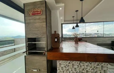 Cobertura com 2 dormitórios à venda, 150 m² por r$ 369.900,00 - vivendas da serra - juiz de fora/mg