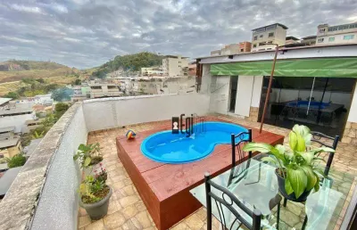 Cobertura com 3 dormitórios à venda, 180 m² por r$ 370.000,00 - nova era - juiz de fora/mg