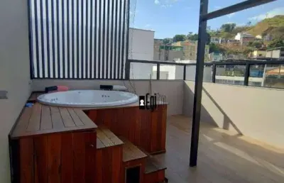 Cobertura com 3 dormitórios à venda, 110 m² por r$ 500.000,00 - nova era - juiz de fora/mg