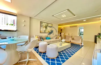 Oportunidade em fortaleza: apartamento 122m², reformado, 3 quartos (2 suítes) – r$ 650 mil – ed. braga montenegro!