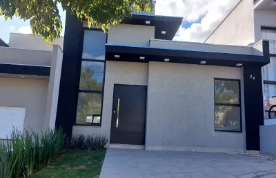Casa térrea nova, com piscina, condomínio villagio ipanema 1