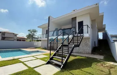 Casa em condomínio fechado com 3 quartos à venda no ninho verde, porangaba , 185 m2 por r$ 850.000