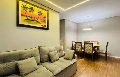 Apartamento com 2 dormitórios à venda, 69 m² por r$ 586.000,00 - jardim flor da montanha - guarulhos/sp