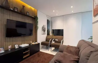 Apartamento com 2 dormitórios à venda, 69 m² por r$ 750.000 - jardim flor da montanha - guarulhos/sp