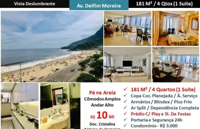 Maravilhoso  apartamento   180 m2  4 quartos  2 vagas delfim moreira  !!!