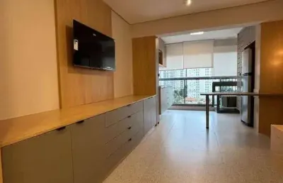 Apartamento com 1 dormitório para alugar, 30 m² por r$ 4.700,00/mês - jardim das acácias - são paulo/sp