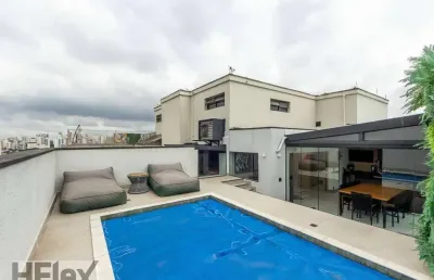 Cobertura com 2 dormitórios à venda, 195 m² por r$ 2.790.000,00 - moema - são paulo/sp
