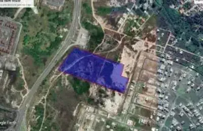 Terreno atrás do terras alphaville -  cascalheira camaçarí  50 milmetros quadrados - documentação ok -  aceita vgv - r$ 200,00 m²