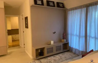 Apartamento novo para venda, mobiliado, 2 dormitórios com 2 vagas de garagem no centro de florianópolis