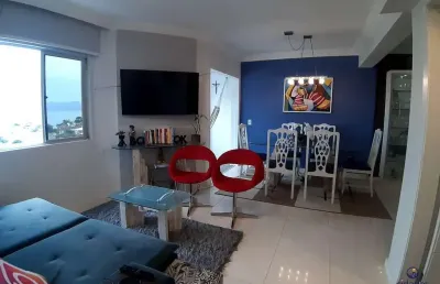 Cobertura duplex mobiliada de 4 dormitórios para venda em florianópolis, balneário do estreito