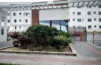 Apartamento para venda de 2 quartos com garagem no bela vista, palhoça