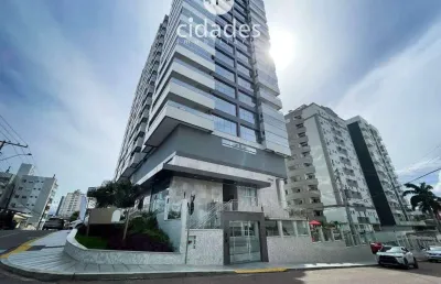 Amplo apartamento à venda novo, 2 quartos (suíte) com garagem em barreiros, grande florianópolis