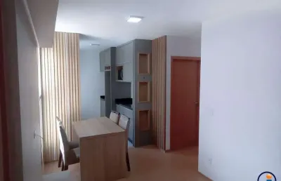 Locação de apartamento mobiliado 2 dormitórios com garagem bairro bom viver, biguaçu