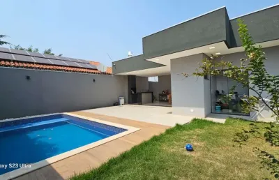 Casa para venda em campo grande, jardim jockey club, 3 dormitórios, 1 suíte, 2 banheiros, 3 vagas