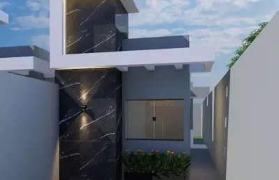 Casa para venda em campo grande, loteamento bela laguna, 2 dormitórios, 1 banheiro, 1 vaga