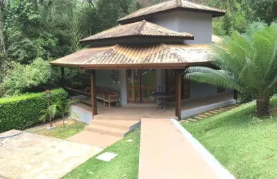 Casa a venda de condomínio - loteamento serra dos cristais - porteira fechada