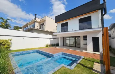 Casa a venda no condomíinio brisas jundiaí - at: 345,00 m² e ac: 279,00 - nova -  3 suítes