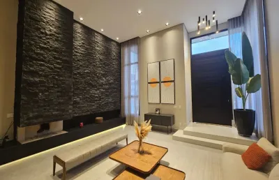 Venda de casa térrea em condomínio em jundiaí - reserva marajoara - at= 679,00m² e ac= 330,00m² - térrea com finíssimo acabamento