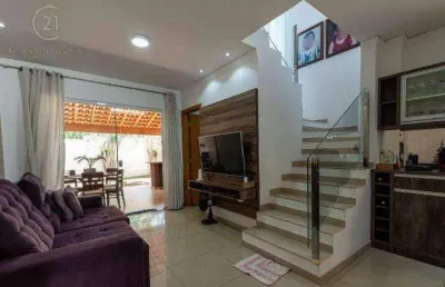 Casa à venda em londrina, terra bonita, com 3 quartos, com 130 m², castela house