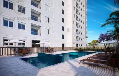 Apartamento à venda em londrina, gleba fazenda palhano, com 2 quartos, com 44.3 m²