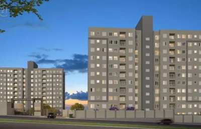 Apartamento à venda em londrina, jardim morumbi, com 2 quartos, com 46 m², residencial lake picasso