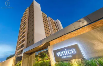 Apartamento à venda em londrina, centro, com 3 quartos, com 64 m², edifício venice downtown