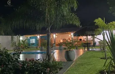 Chácara à venda em alvorada do sul, centro, com 2 quartos, com 264 m², riviera do poente