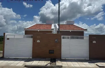Casa para venda no centro de santa rita-pb: 2 quartos, 1 suíte, 2 banheiros, 1 vaga de garagem, 55m². aproveite!