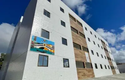 Apartamento à venda em joão pessoa-pb, jardim veneza: 2 quartos, 1 suíte, 1 sala, 1 banheiro, 1 vaga, 56m²!