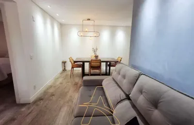 Charmoso apartamento semimobiliado com 02 dormitórios no bairro salto do norte