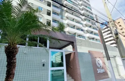 Apto com varanda • 1q • 44 m² • lazer completo • ~250 m da praia  ponta verde • porteira fechada