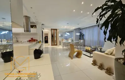 Apartamento garden mobiliado com 3 dormitórios (2 suítes) 2 vagas - gonzaga - santos/sp