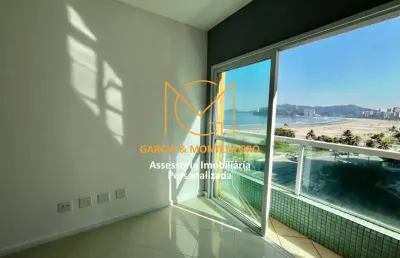 Apartamento frente mar 2 dormitórios (1 suíte) e 1 vaga -  josé menino - santos - sp
