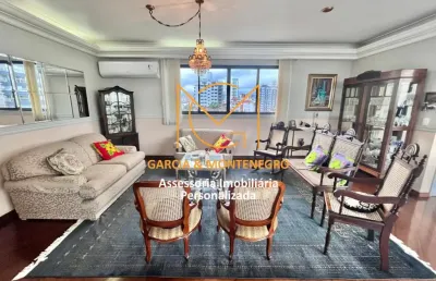 Apartamento 297 m2 com 4 dormitórios (2 suítes) 3 vagas - boqueirão - santos - sp