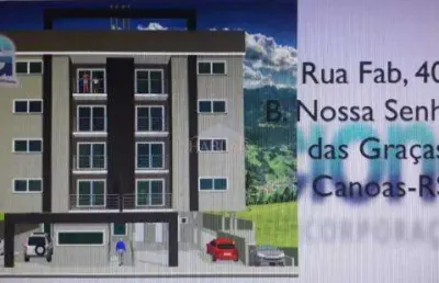 Imóvel com sacada e cozinha em canoas - mont pellegrino