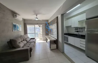 Apartamento à venda ou locação em santos-sp, bairro gonzaga, 2 quartos, 1 suíte, 1 sala, 2 banheiros, 1 vaga, 77m². imperdível!